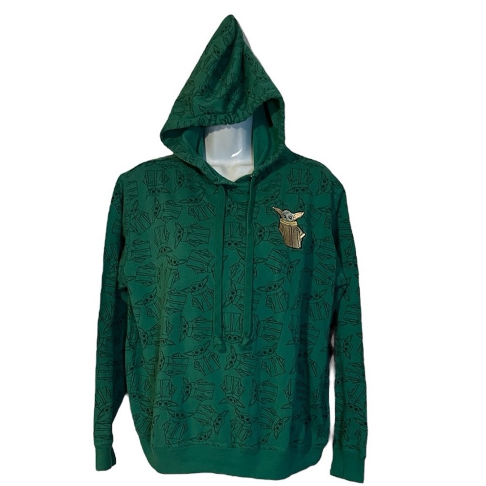 Star Wars Mandalorian Baby Yoda Juniors Hoodie XXL 19
